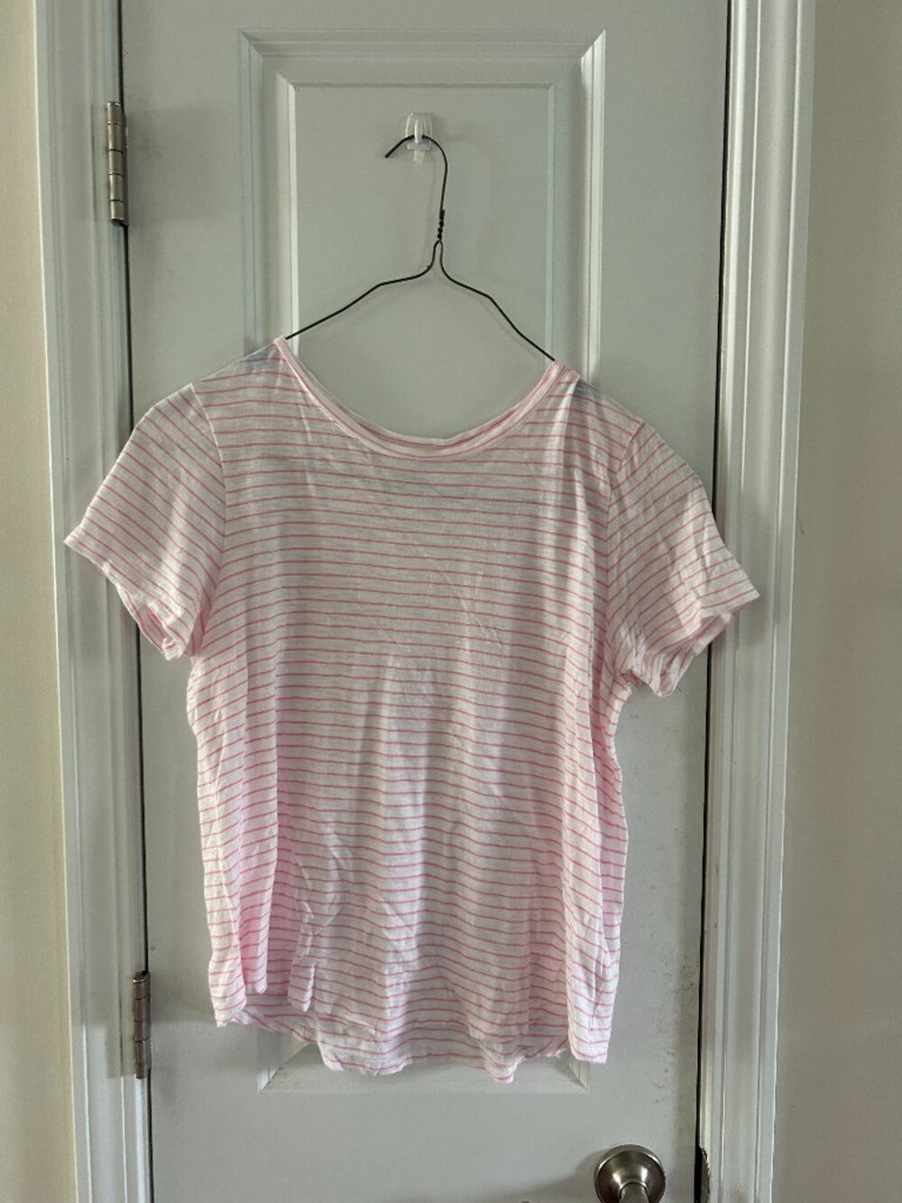 Old Navy Pink and White Shirt